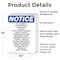 Signmission Do Not Knock No Uninvited Or Unexpected, 10 in W x Rectangle, Vinyl Decal OS-2PACK-NS-D-1014-V-11287 - alternate 4
